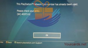 گیفت کارت پلی استیشن , ردیم دیت پلی استیشن