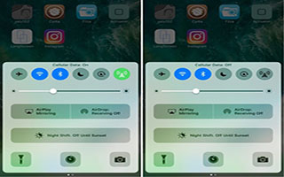 افزودن Cellular Data در Control Center برای گوشی آیفون