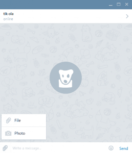 ارسال فایل در تلگرام