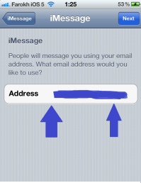نحوه اکتیو کردن آی مسیج