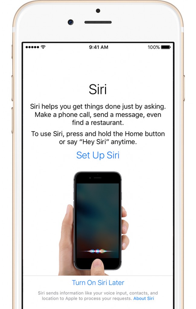 راه اندازی سیری Siri