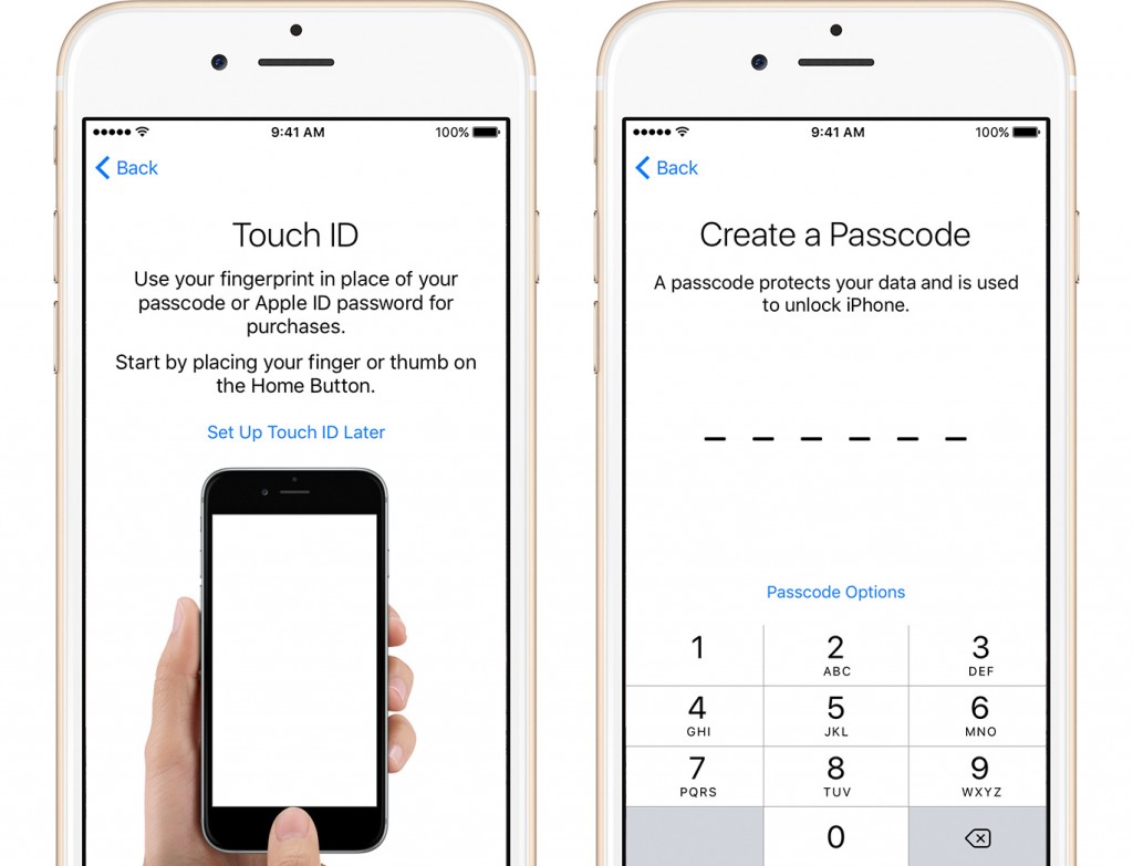 گذاشتن رمز برای آیفون