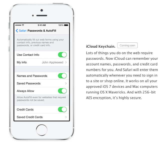تنظیمات آیکلود iCloud