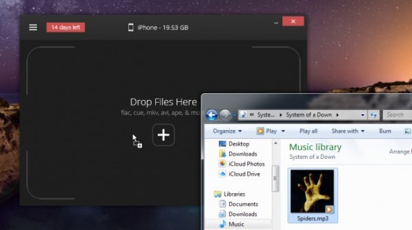 انتقال آهنگ و ویدیو به آیفون