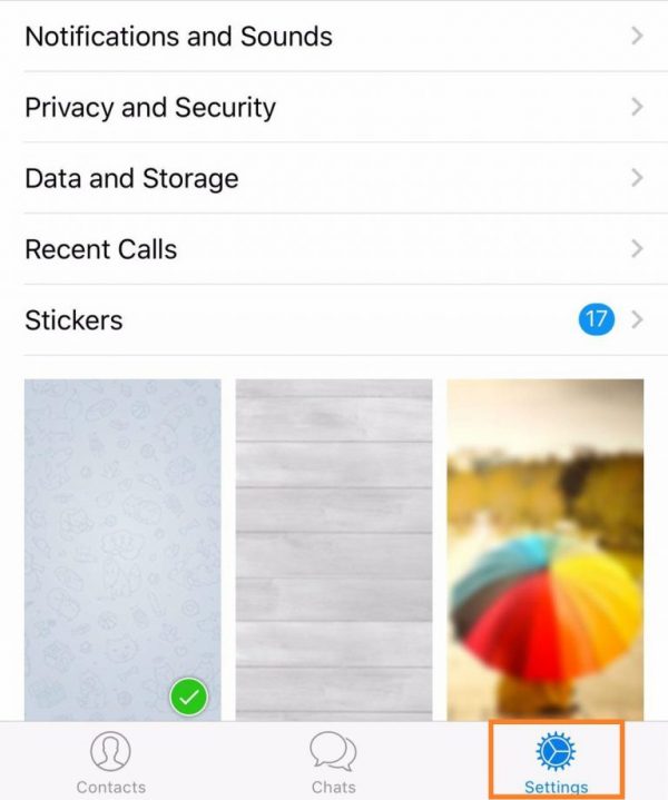 نحوه گذاشتن رمزعبور برای تلگرام نحوه گذاشتن رمزعبور برای تلگرام