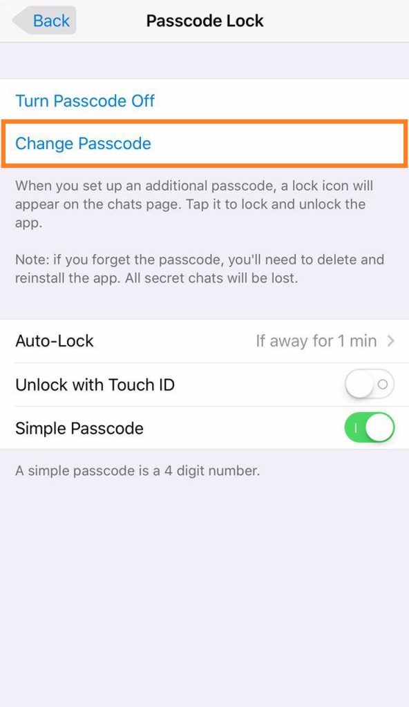 چگونه رمز عبور در نرم افزار تلگرام تغییر دهیم ؟ چگونه رمز عبور در نرم افزار تلگرام تغییر دهیم ؟