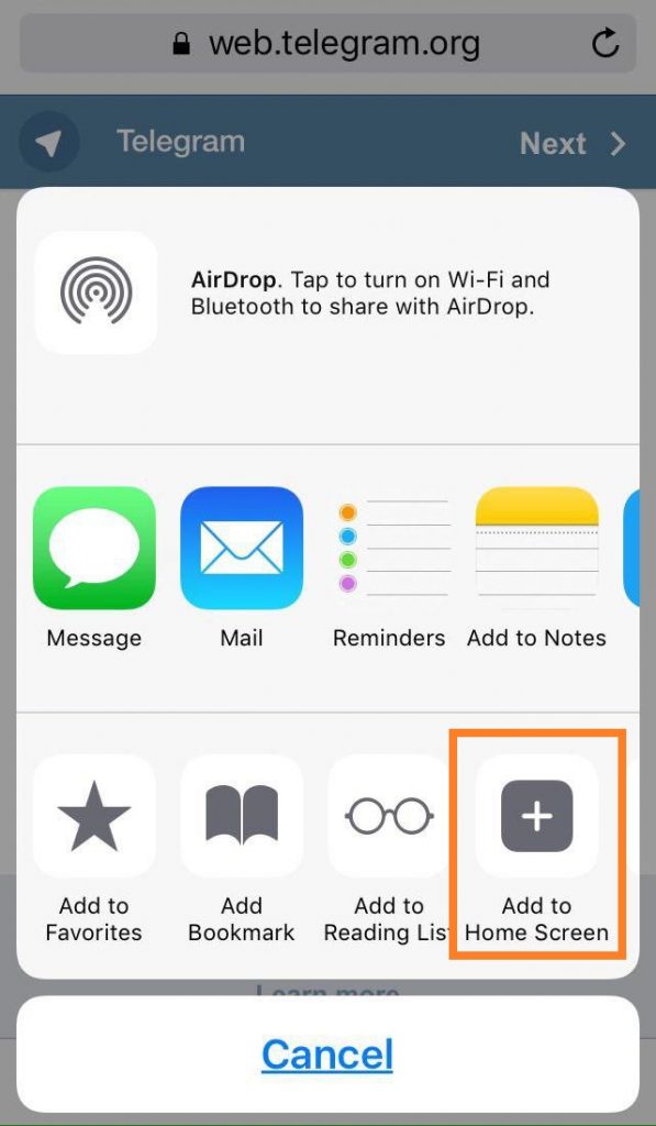 نحوه نصب تلگرام دوم در اپل
