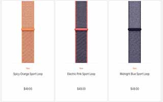 معرفی بند جدید Sport Loop برای اپل واچ توسط اپل