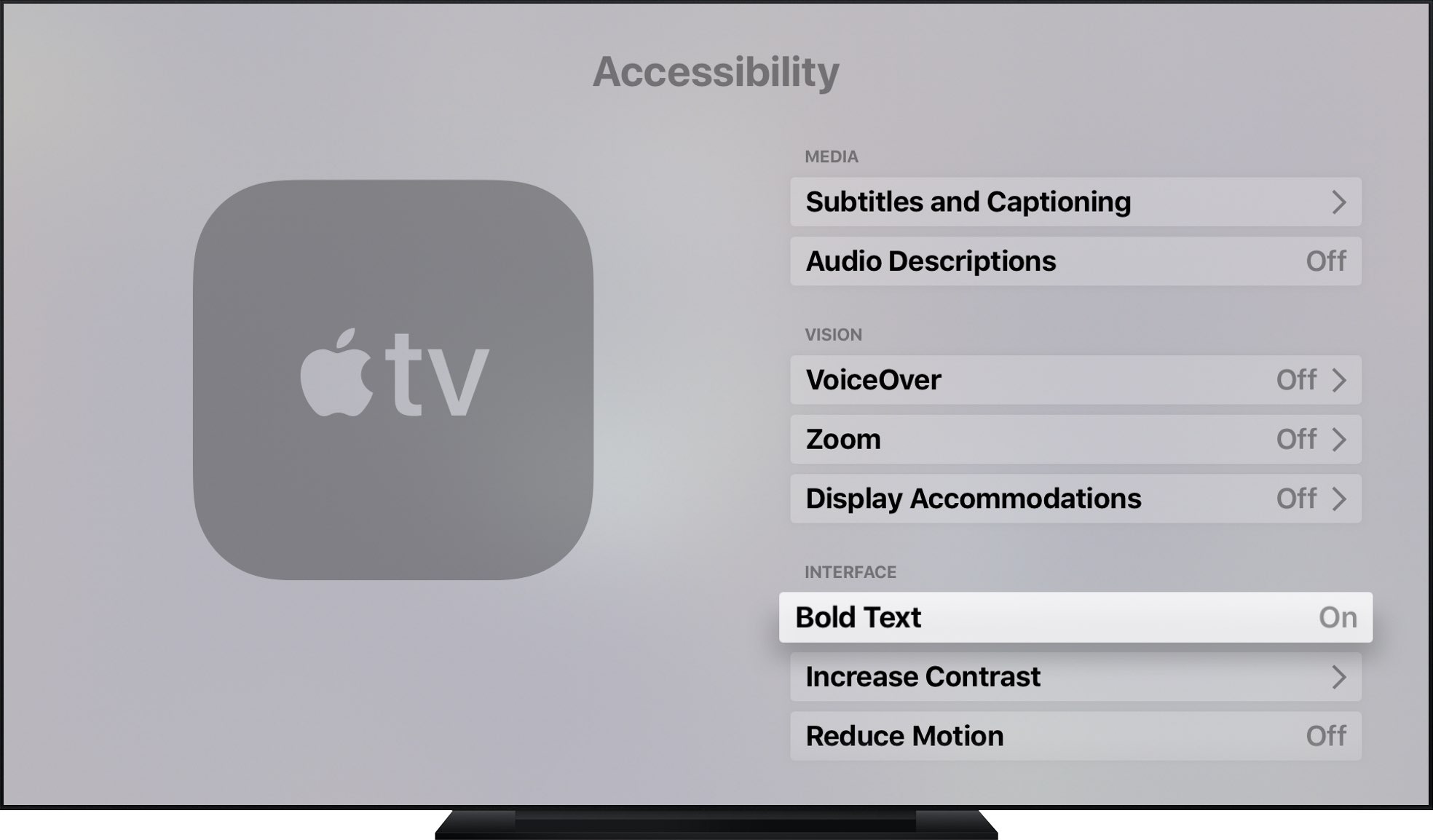 تنظیمات اپل تیوی تنظیمات اپل تیوی