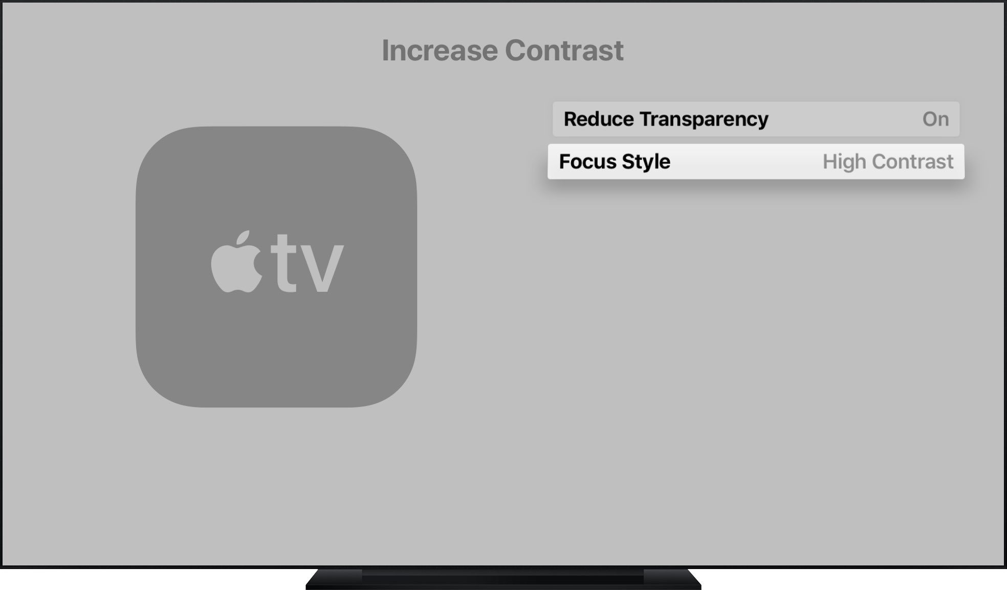 نحوه تنظیم کردن فونت اپل تی وی نحوه تنظیم کردن فونت اپل تی وی