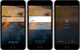 محافظت کردن از نمایش تماس های بی پاسخ در صفحه لاک اسکرین