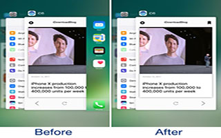 معرفی توییک برای تجربه کردن ظاهر اپ سوییچر iOS 11 در iOS10