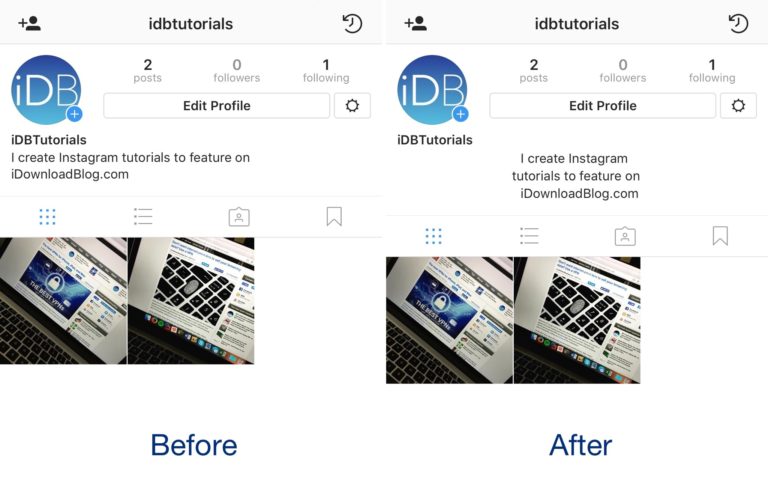 پروفایل اینستاگرام